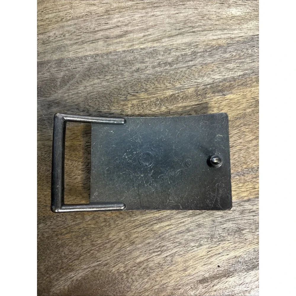 Vintage 1970s Levi Strauss & Co. Original Brass Belt Buckle Made in USA